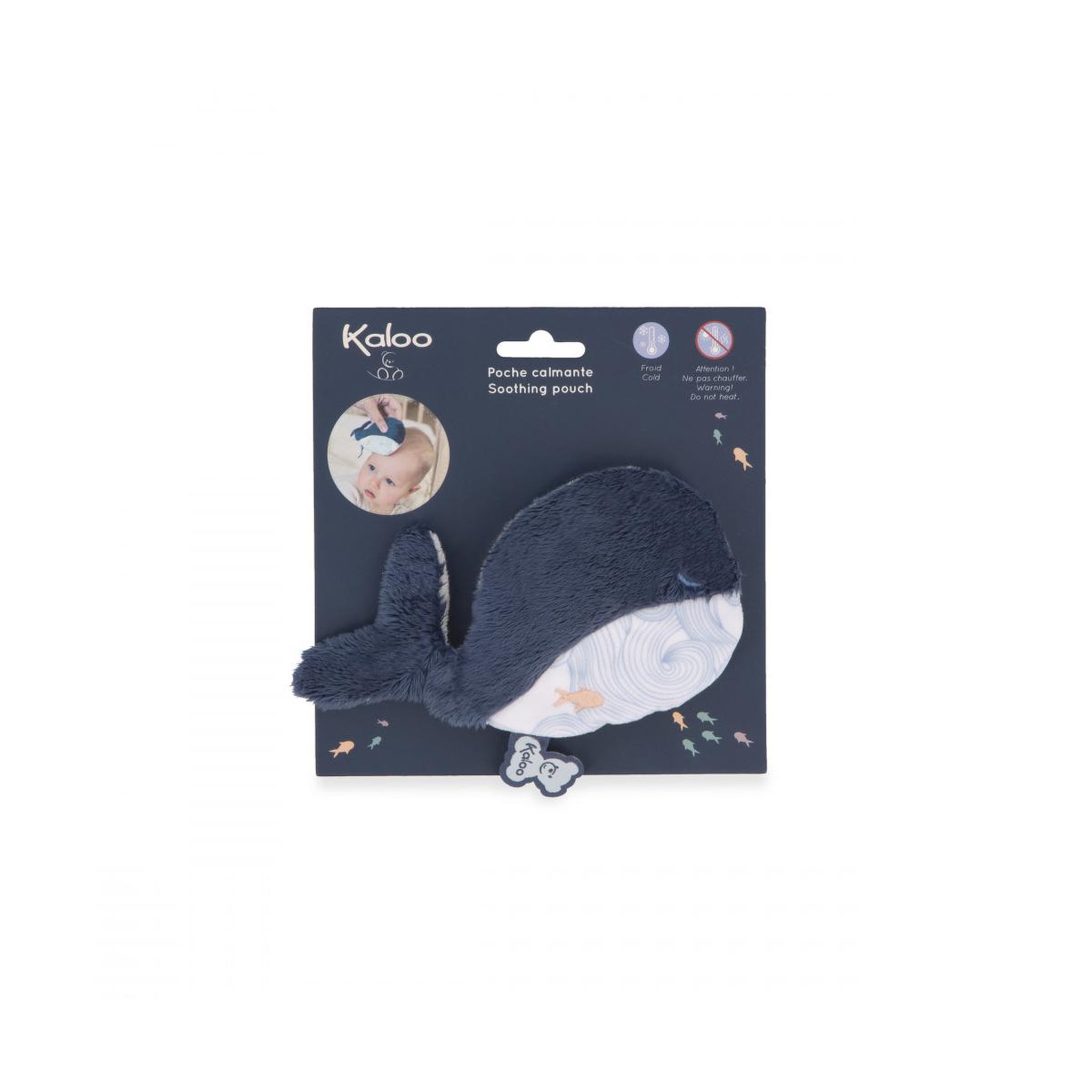 Kaloo Peluche Poche calmante Baleine