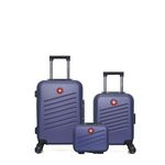 SWISS KOPPER SWISS KOPPER - LOT DE 3 - Valises cabine, cabine XXS et vanity ZURICH. Coloris disponibles : Gris, Noir, Beige, Rose, Vert, Bleu