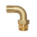 CENTRALE BRICO Raccord 3 pièces coude laiton 26X34 tuyau diam. 25mm