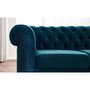 Voir la diapositive 3 : LISA DESIGN William - canapé chesterfield - 3 places - en velours
