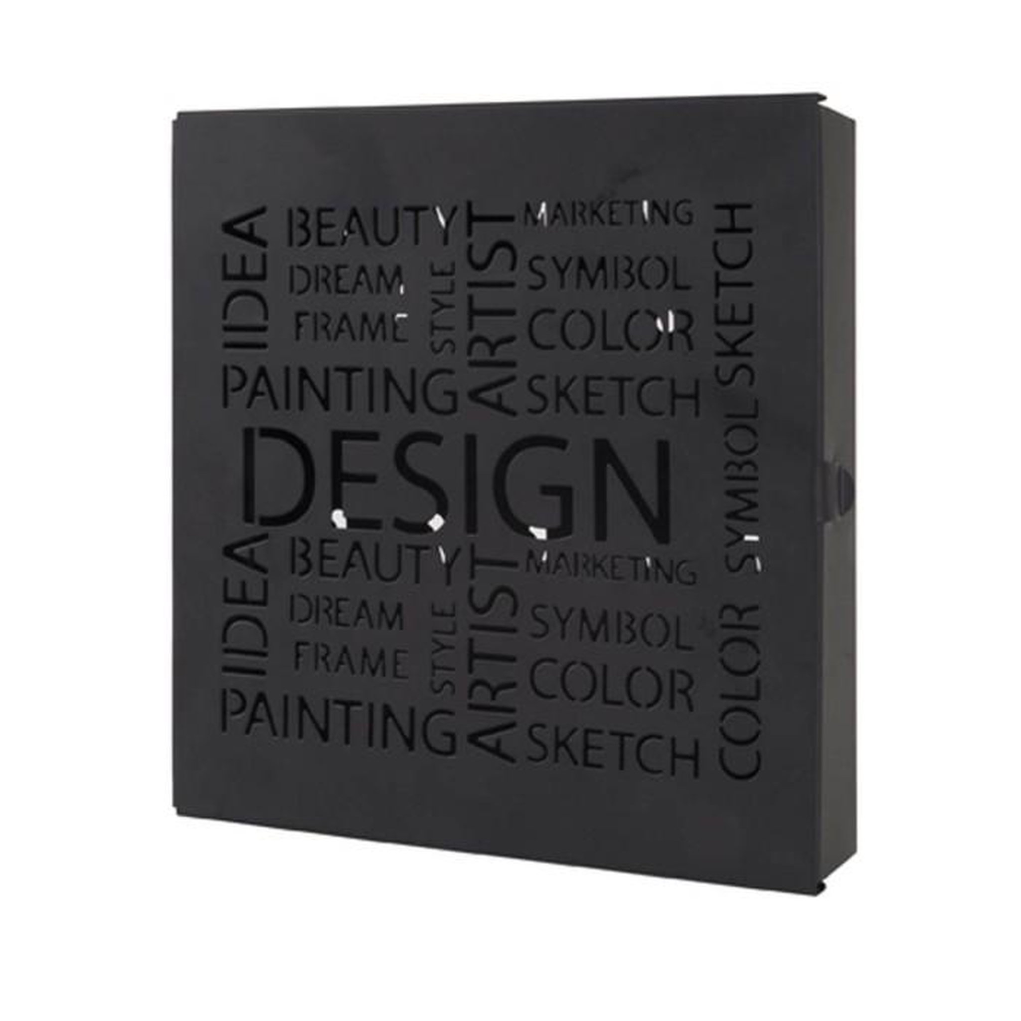 Paris Prix Boîte à Clés Métal  Design  24cm Noir
