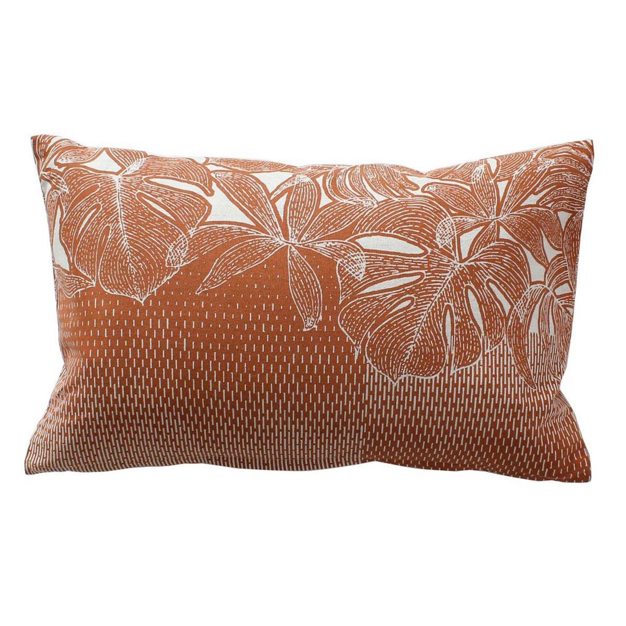 ENJOY HOME Coussin déco imprimé  casamance  30x50cm cuivre