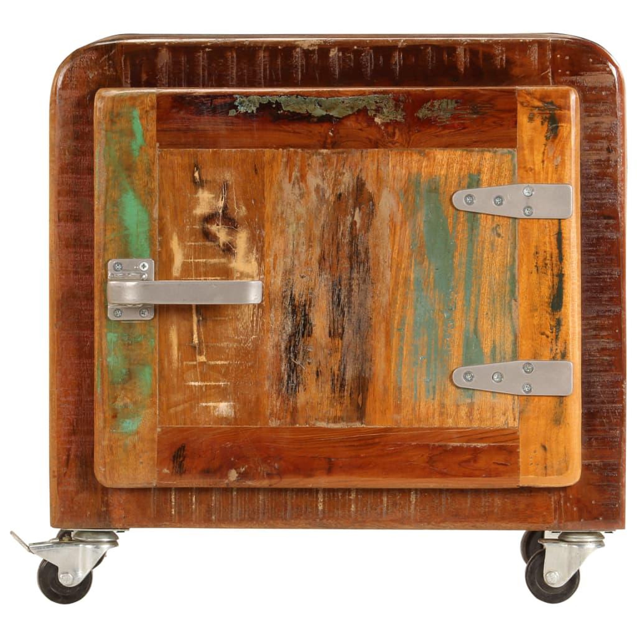 Voir la diapositive 2 : VIDAXL Table de chevet 50 x 30 x 50 cm bois de recuperation massif