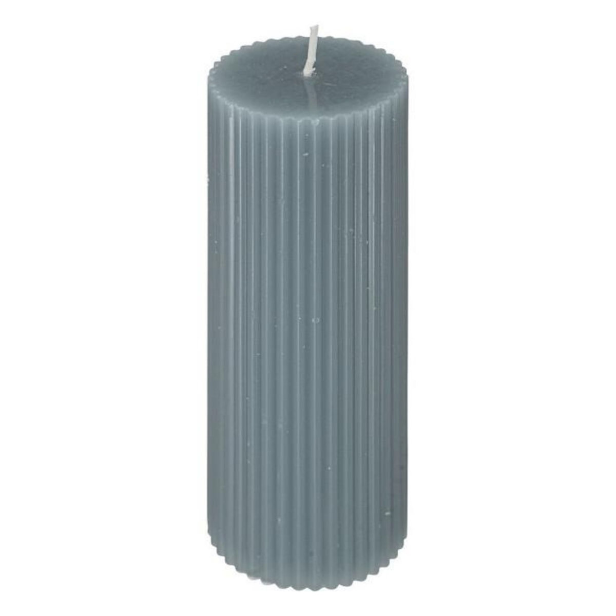 ATMOSPHERA Bougie Déco  Demi  14cm Bleu Orage