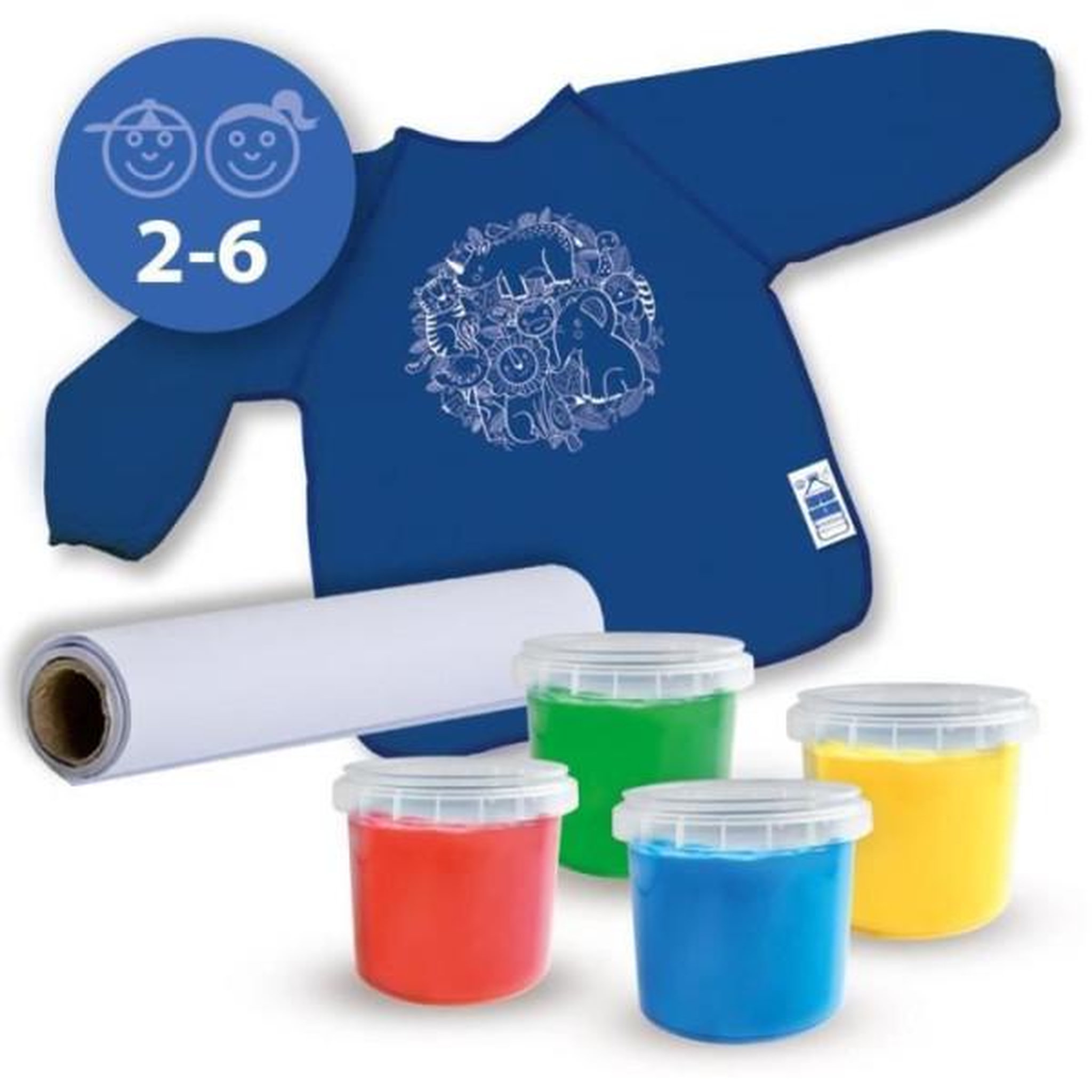 Voir la diapositive 2 : SES Creative Kit de peinture au doigt SES CREATIVE Eco - 100% recyclé pour bébé