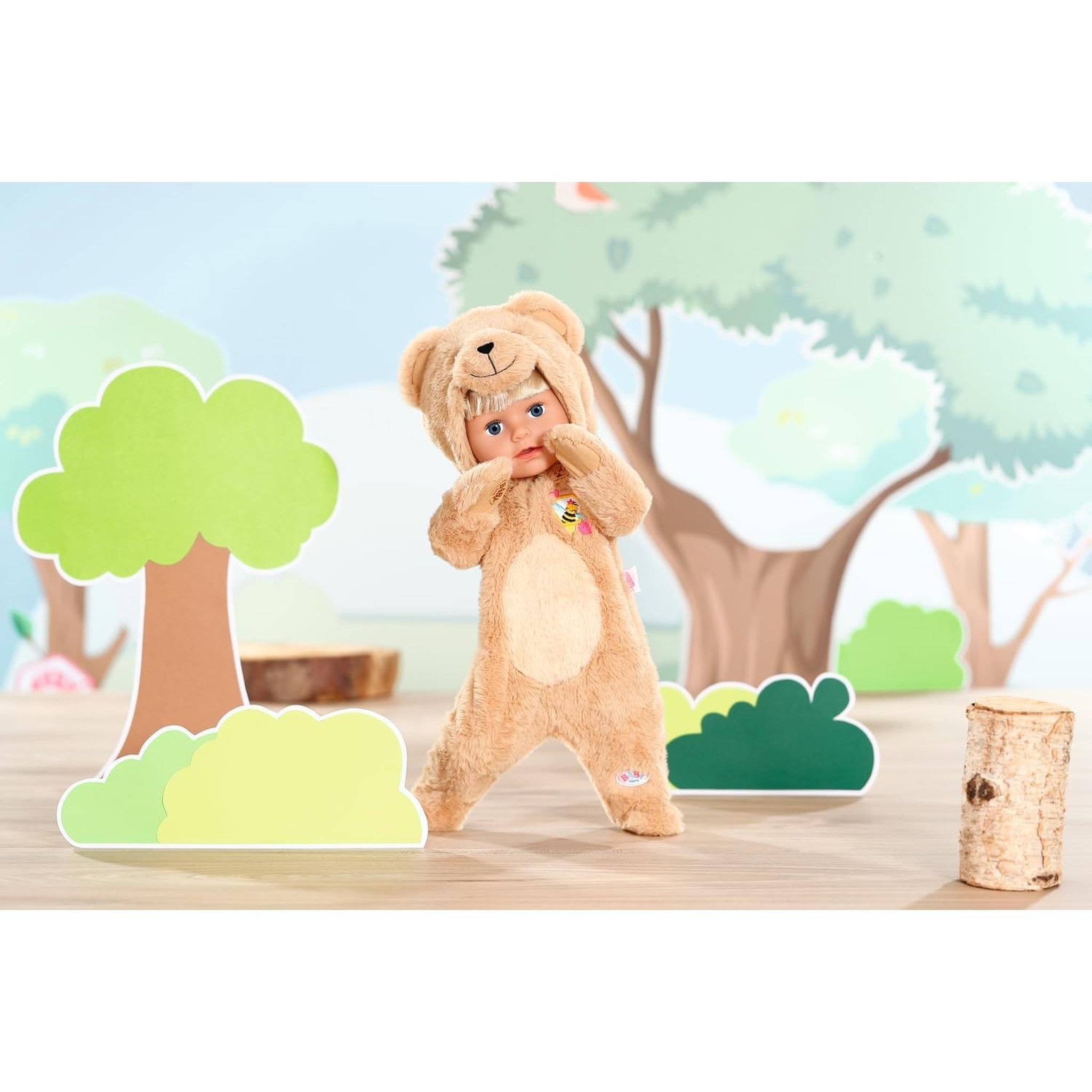 Voir la diapositive 6 : Zapf Creation BABY born - Tenue d'ours pour poupée
