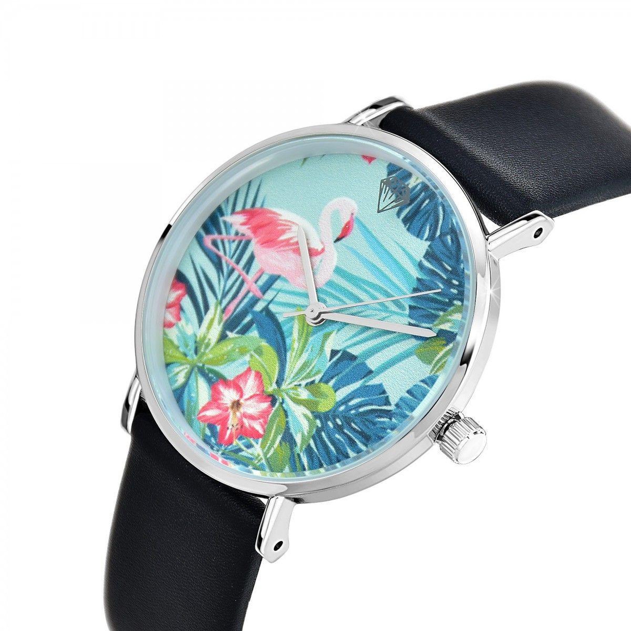 Voir la diapositive 3 : SC CRYSTAL Montre Camille flament rose SC Crystal