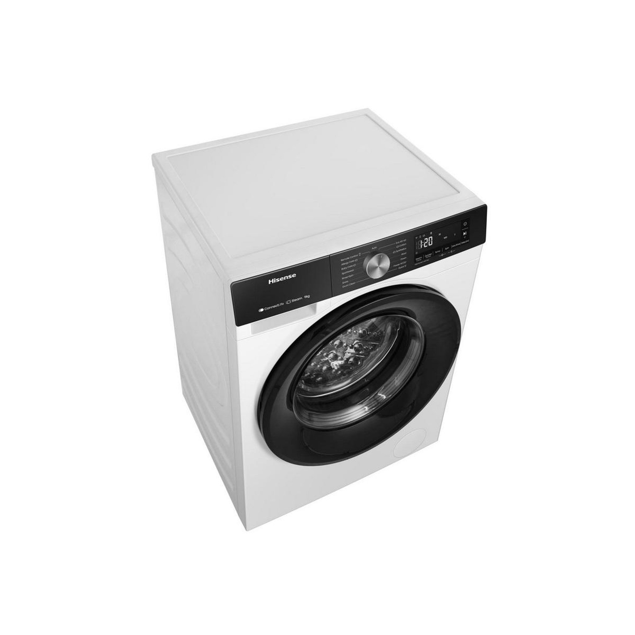 Voir la diapositive 4 : Hisense Lave-linge frontal 9kg 1400 tours/min blanc - wf3s9043bw3