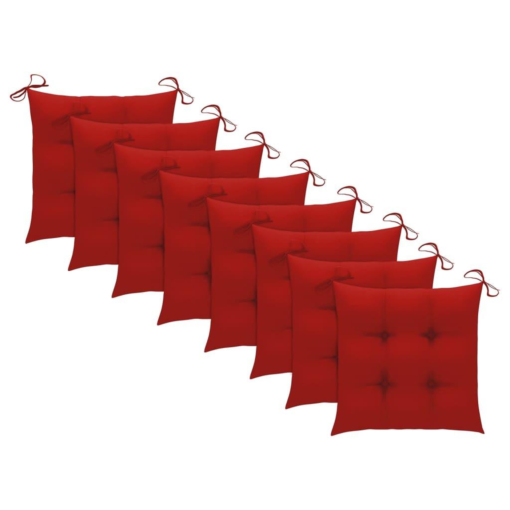Voir la diapositive 5 : VIDAXL Chaises de jardin avec coussins lot de 8 Bois d'acacia solide