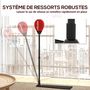 Voir la diapositive 6 : HOMCOM Punching ball autoportant hauteur réglable 70-105 cm gants pompe inclus