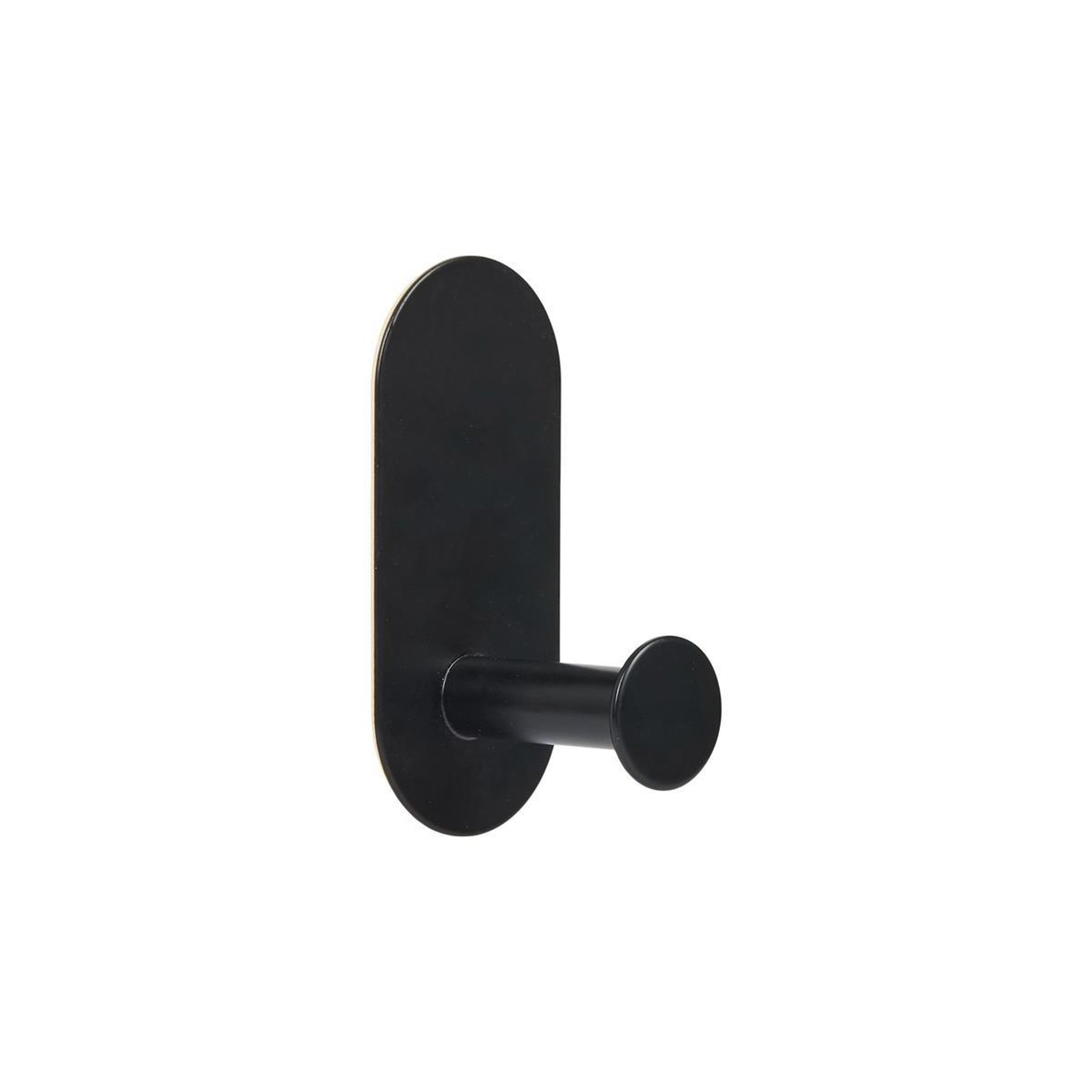 Je cherche une idee Crochet adhésif  métal  10cm noir