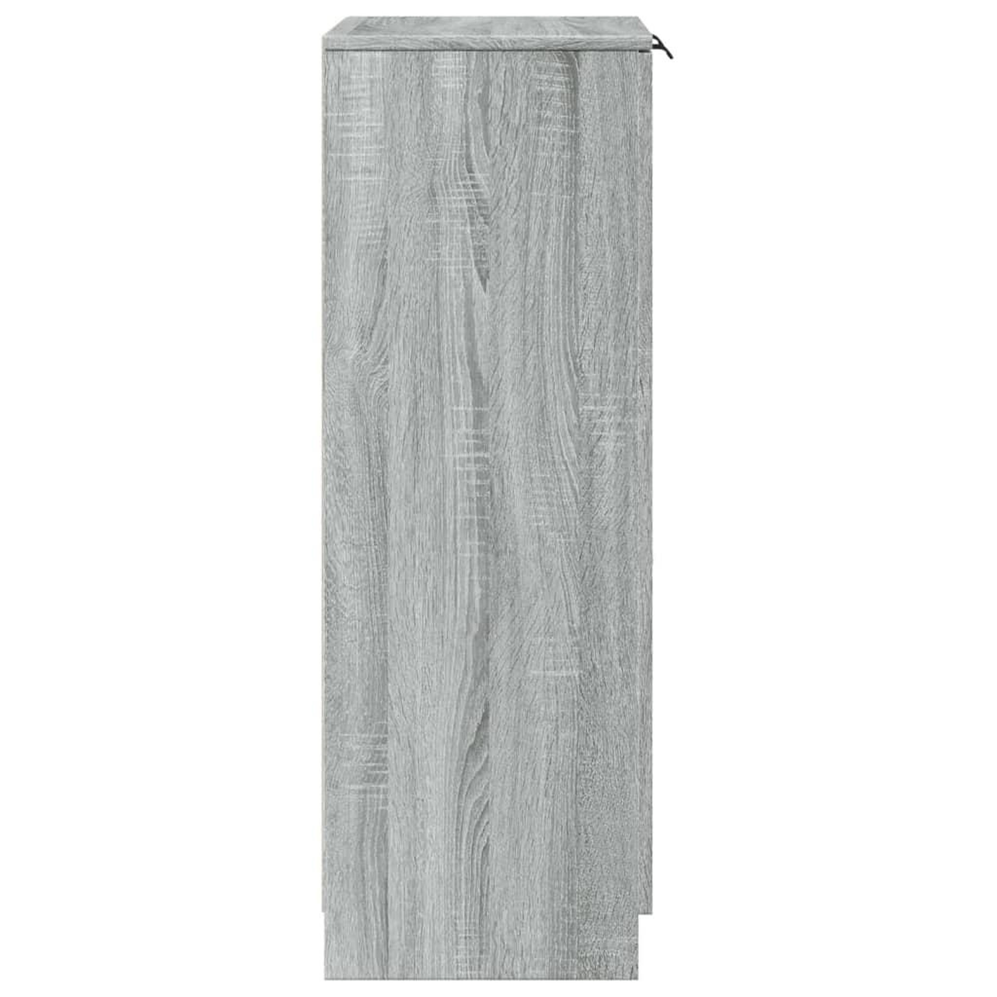 Voir la diapositive 5 : VIDAXL Meuble a chaussures Sonoma gris 59x35x100 cm Bois d'ingenierie