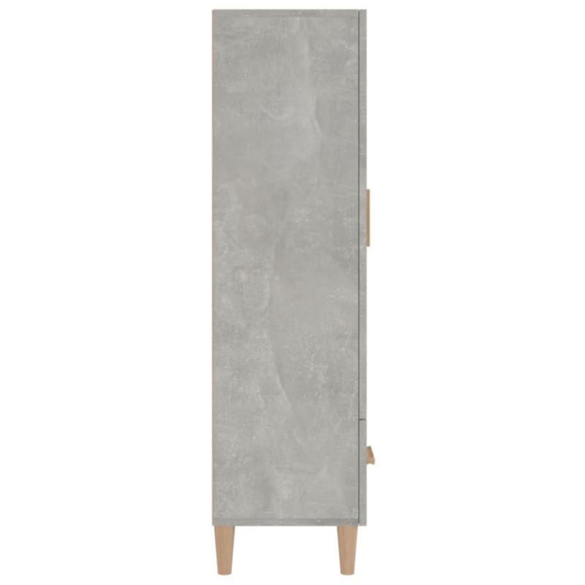 VIDAXL Buffet haut Gris béton 70x31x115 cm Bois d ingénierie
