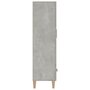 Voir la diapositive 5 : VIDAXL Buffet haut Gris béton 70x31x115 cm Bois d ingénierie