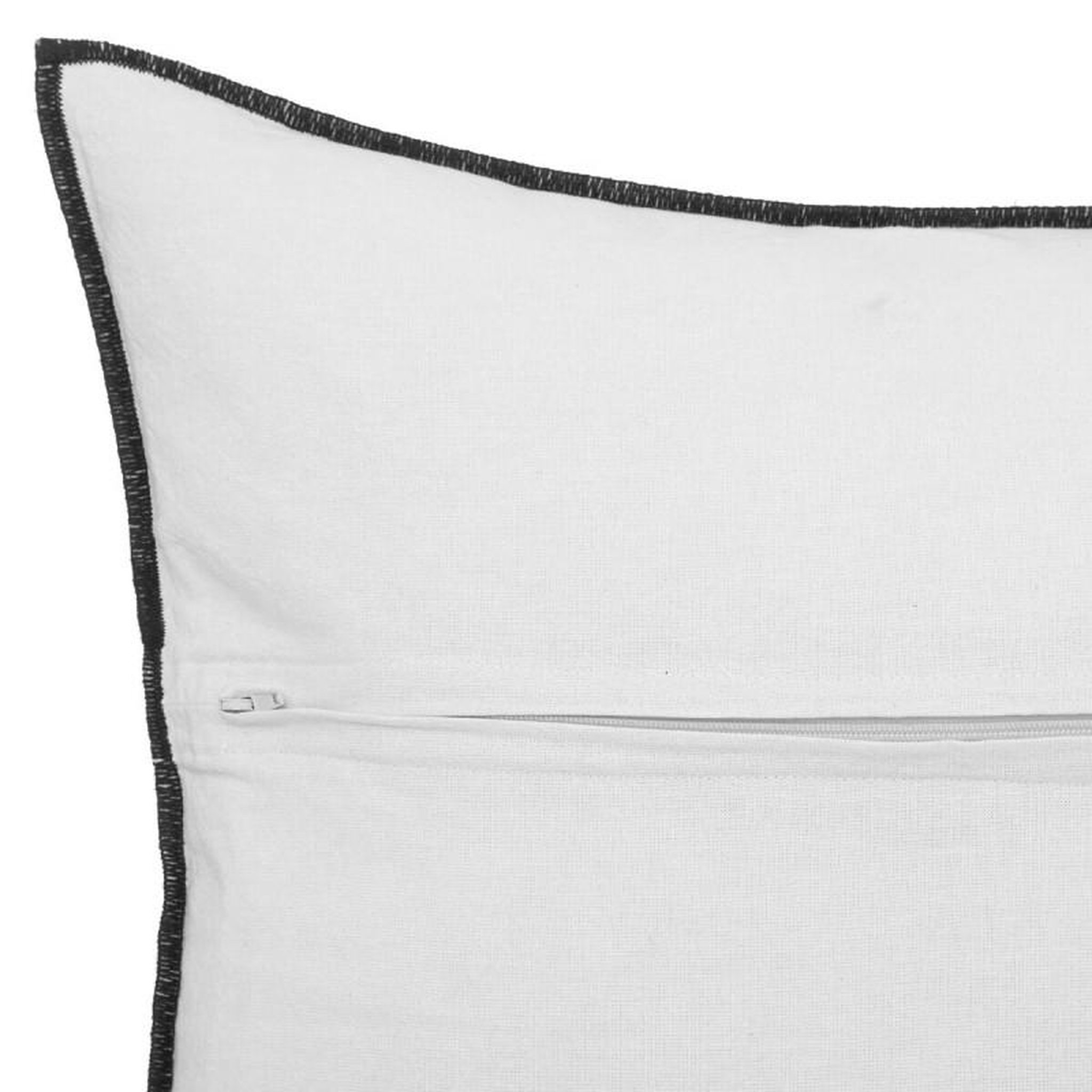 Voir la diapositive 2 : ATMOSPHERA Coussin Coton et Lin déhoussable  Linah  45 x 45 cm  Atmosphera