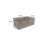 Voir la diapositive 3 : Nortene Housse de protection pour table rectangulaire + 4 chaises COVERTOP - Taupe - 225 x 145 x 90 cm