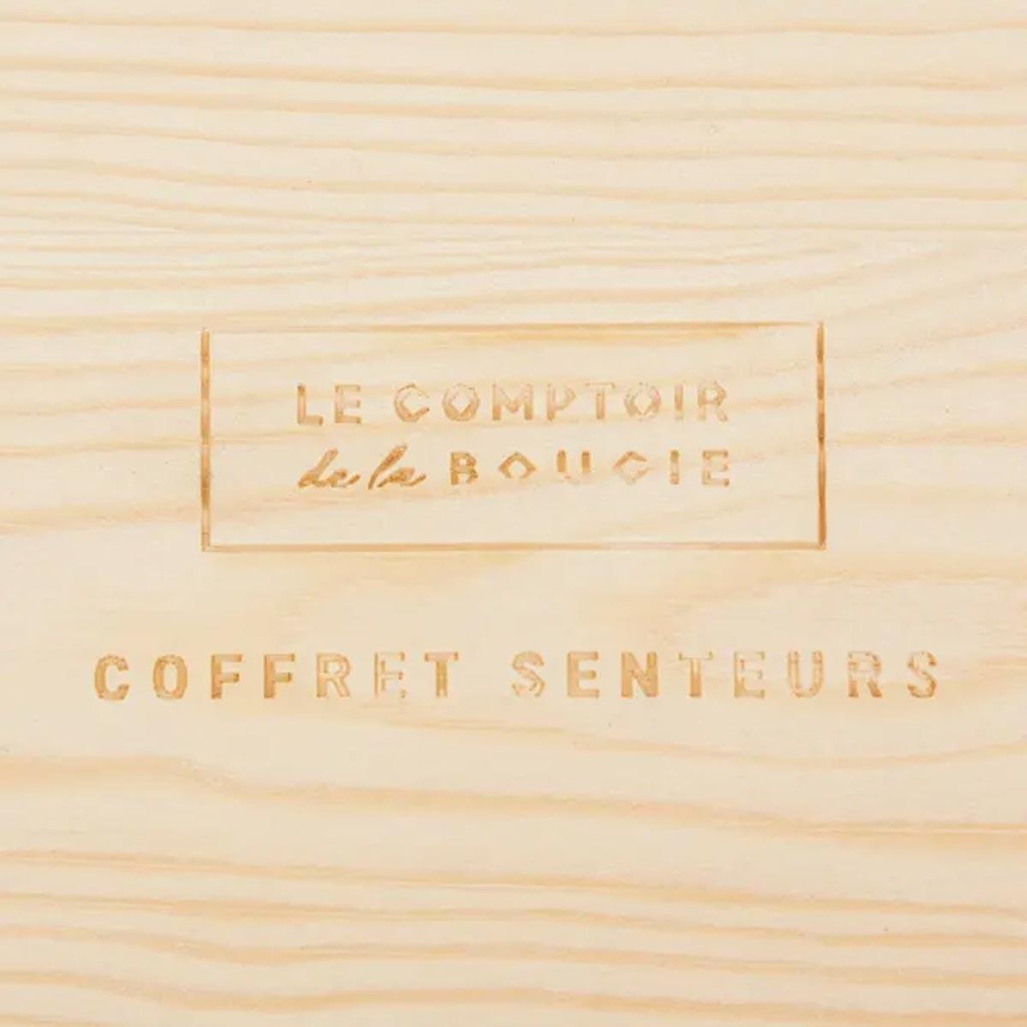 Voir la diapositive 3 : COMPTOIR DE LA BOUGIE Coffret Senteur Parfumé 10 Pièces  Bois  15cm Beige