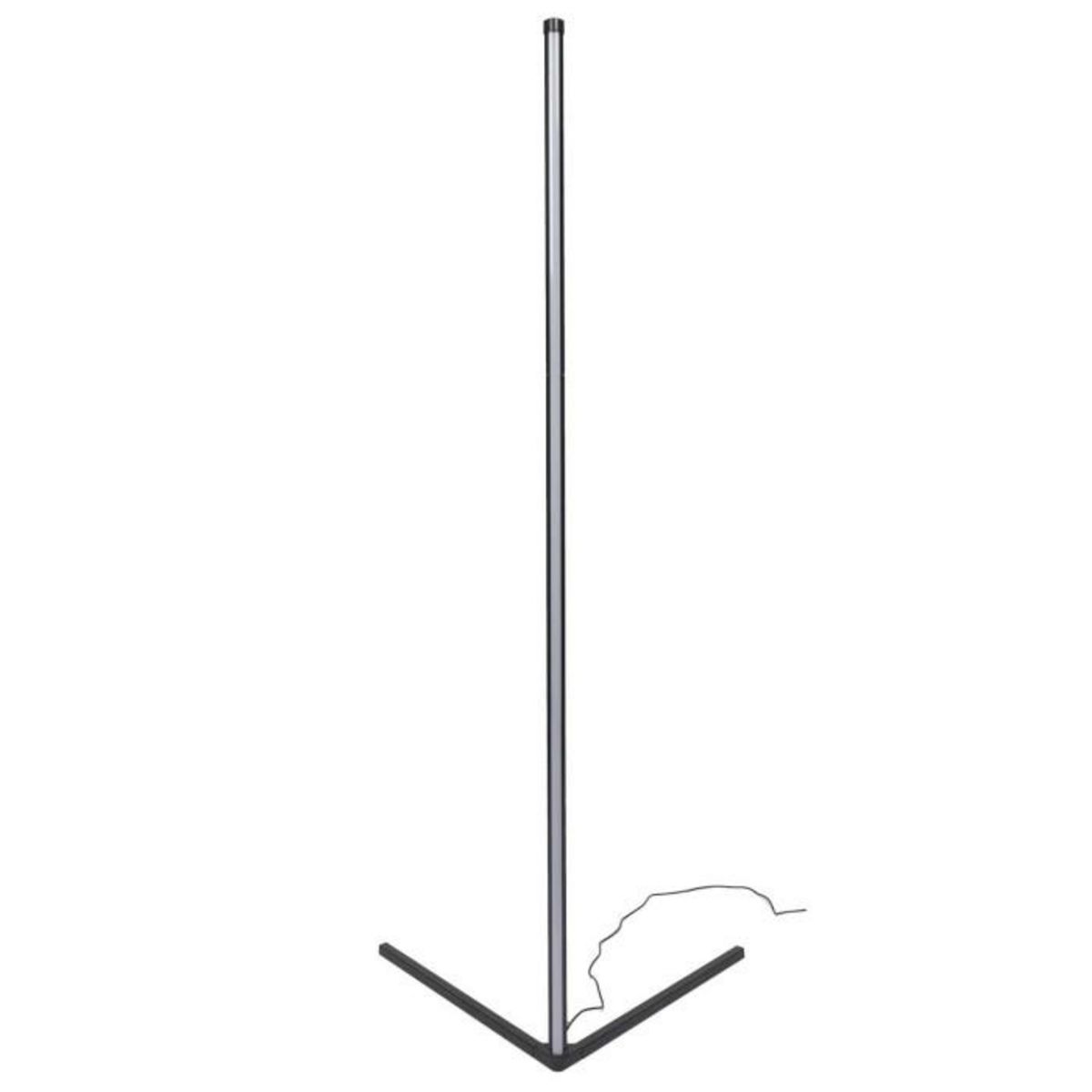 Paris Prix Lampadaire d'Angle à LED  Tube  142cm Noir