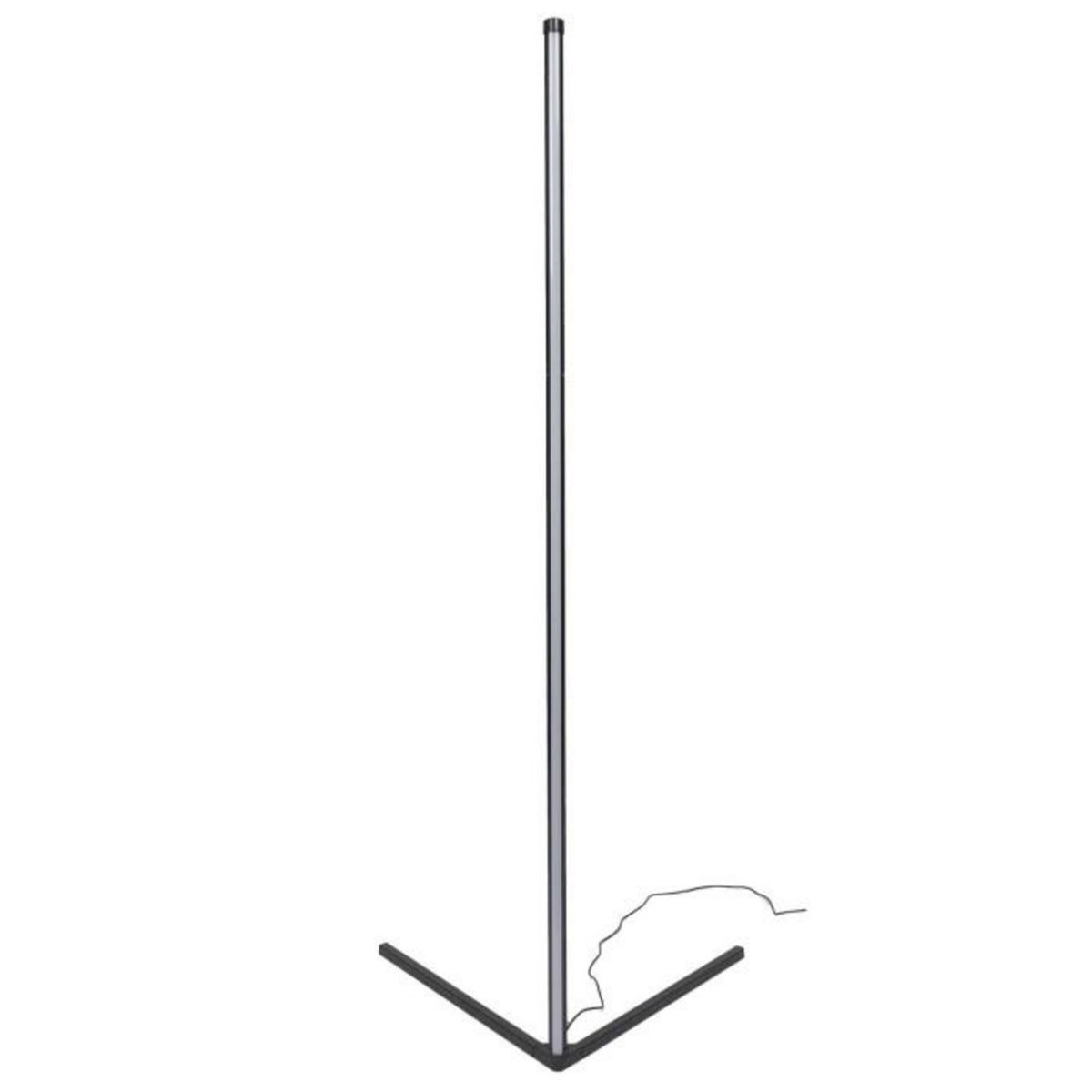Paris Prix Lampadaire d'Angle à LED  Tube  142cm Noir
