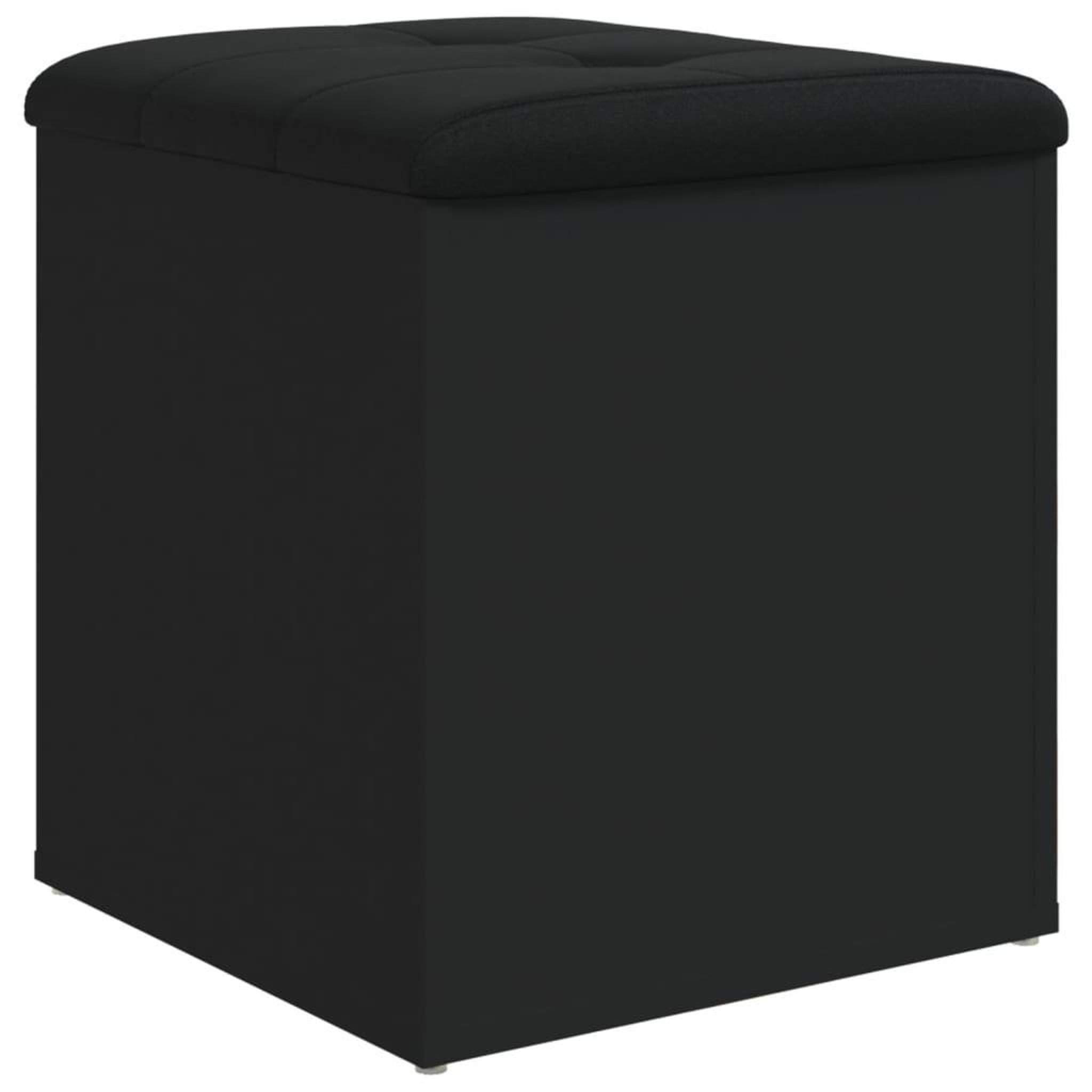Voir la diapositive 2 : VIDAXL Banc de rangement noir 42x42x45 cm bois d'ingenierie