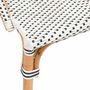 Voir la diapositive 2 : ATMOSPHERA Chaise Bistrot en Rotin  Trecia  84cm Blanc