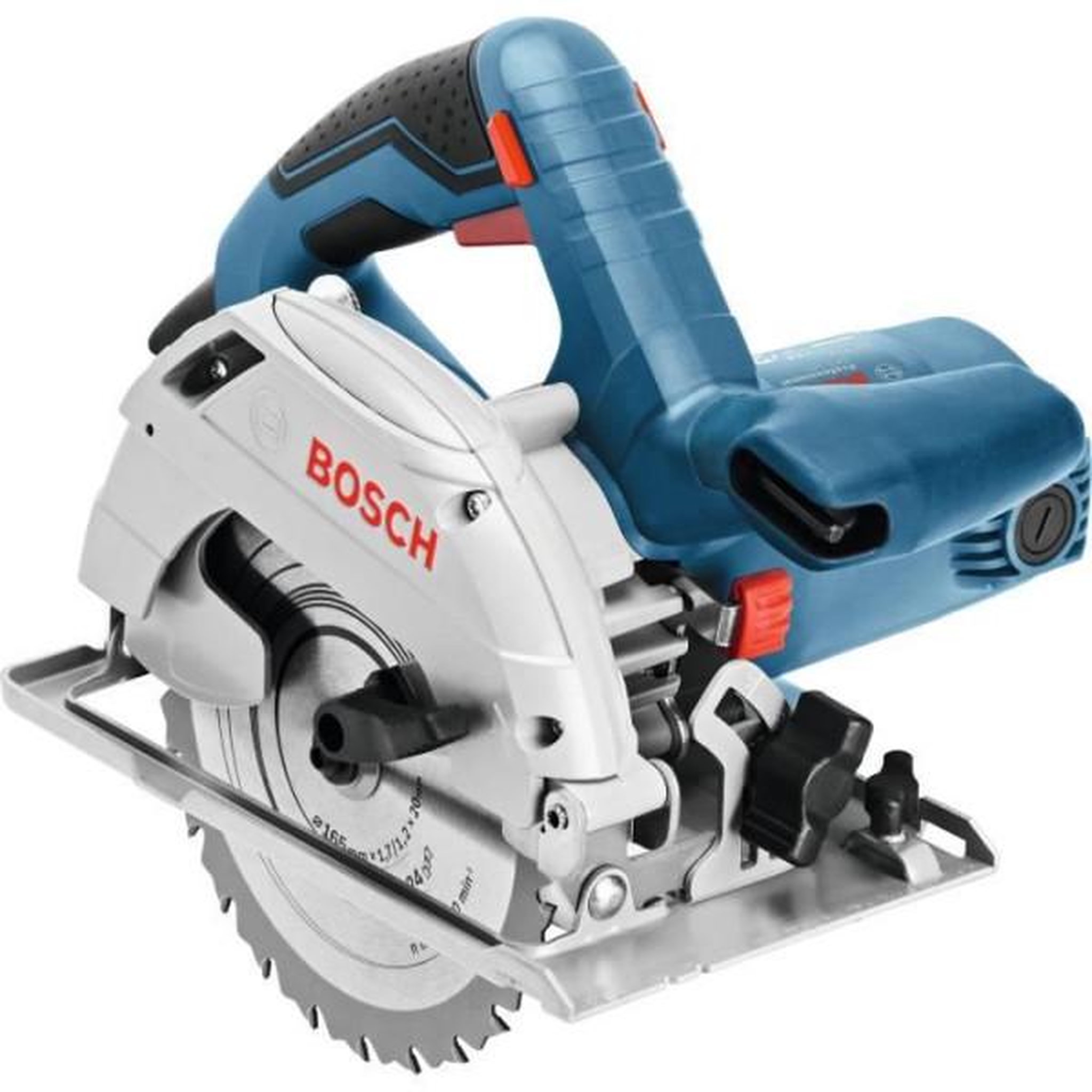 Bosch Professional Scie circulaire Bosch Professional GKS 165 - 0601676100 - Profondeur de coupe 66mm - 1100W - Boite carton