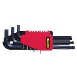 Stanley Jeu de 9 clés mâles têtes sphériques