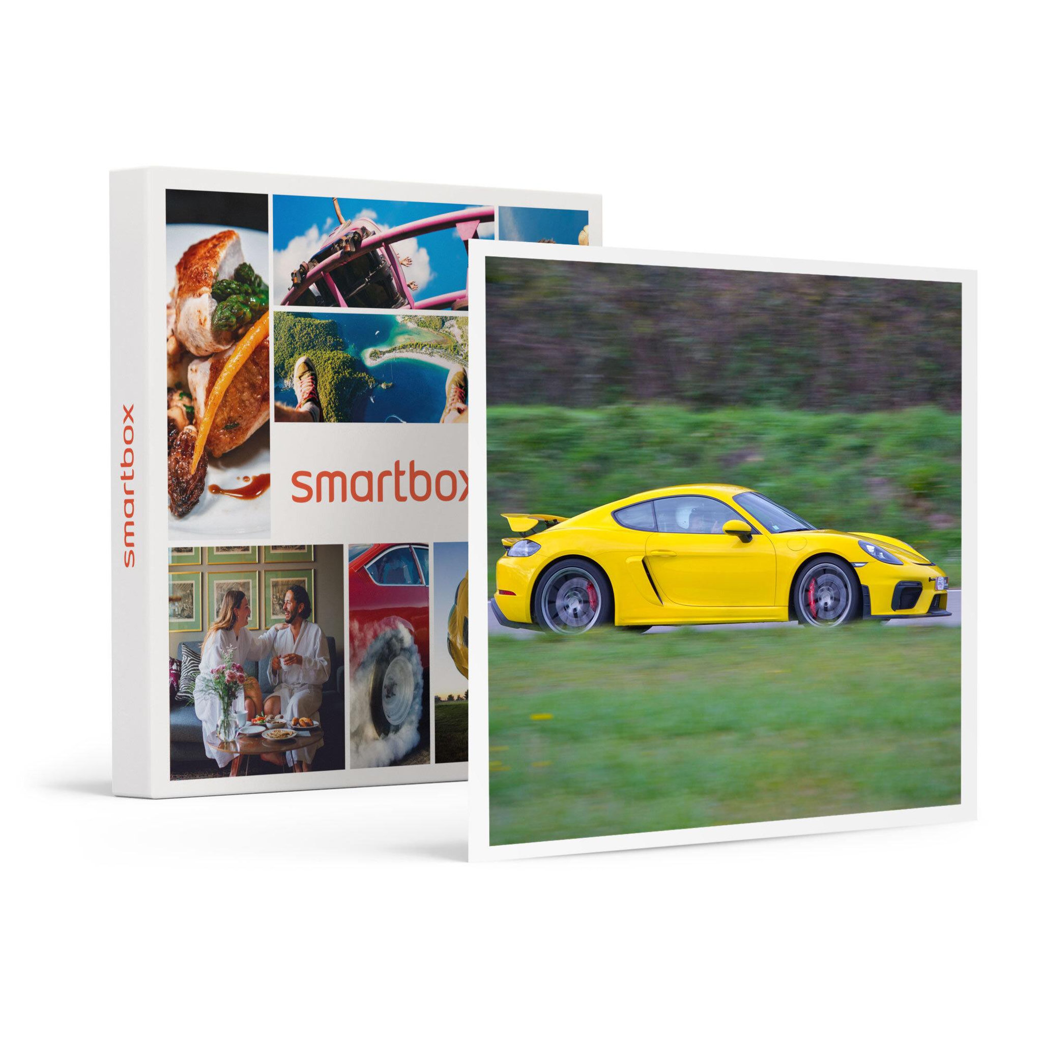 Voir la diapositive 1 : Smartbox Pilotage d'une Porsche GTA 4 Clubsport pendant 3 tours sur le circuit Château-Gaillard - Coffret Cadeau Sport & Aventure