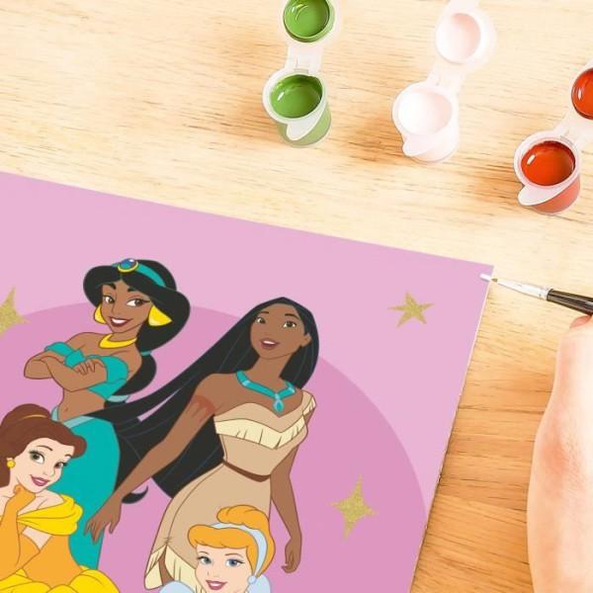 Voir la diapositive 6 : RAVENSBURGER CreArt Kids 18x24cm - Princesses Disney