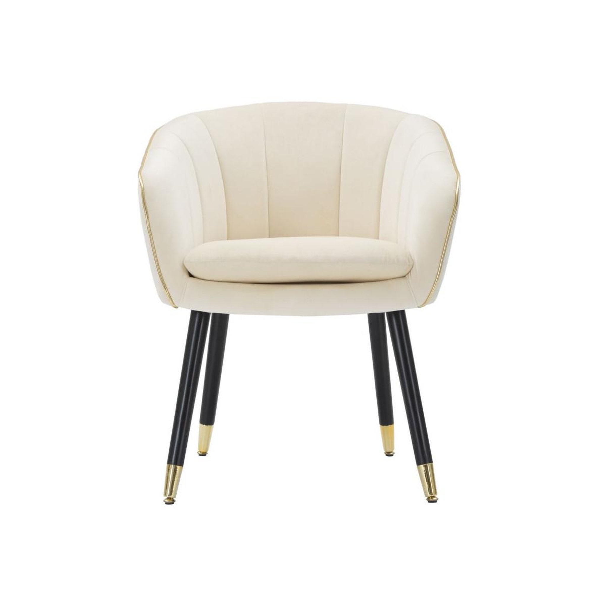 Voir la diapositive 2 : Paris Prix Fauteuil design en tissu  paris  78cm crème