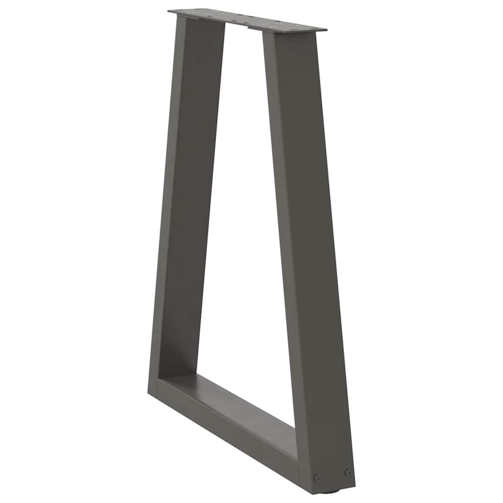 Voir la diapositive 4 : VIDAXL Pieds de table basse forme de V 2 pcs anthracite 50x(72-73) cm