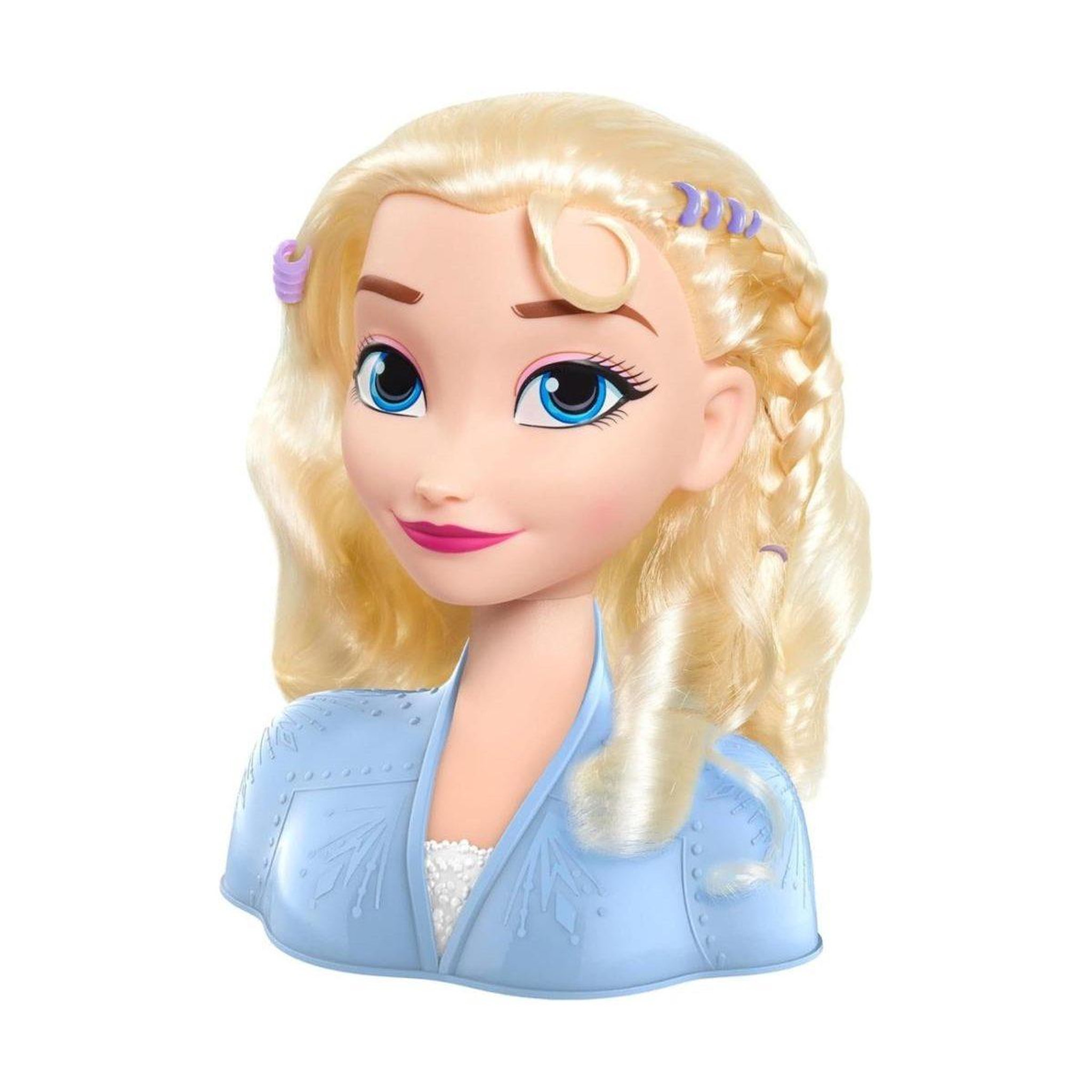 Voir la diapositive 2 : JUST PLAY Tête à coiffer  32806 La Reine des Neiges - Elsa