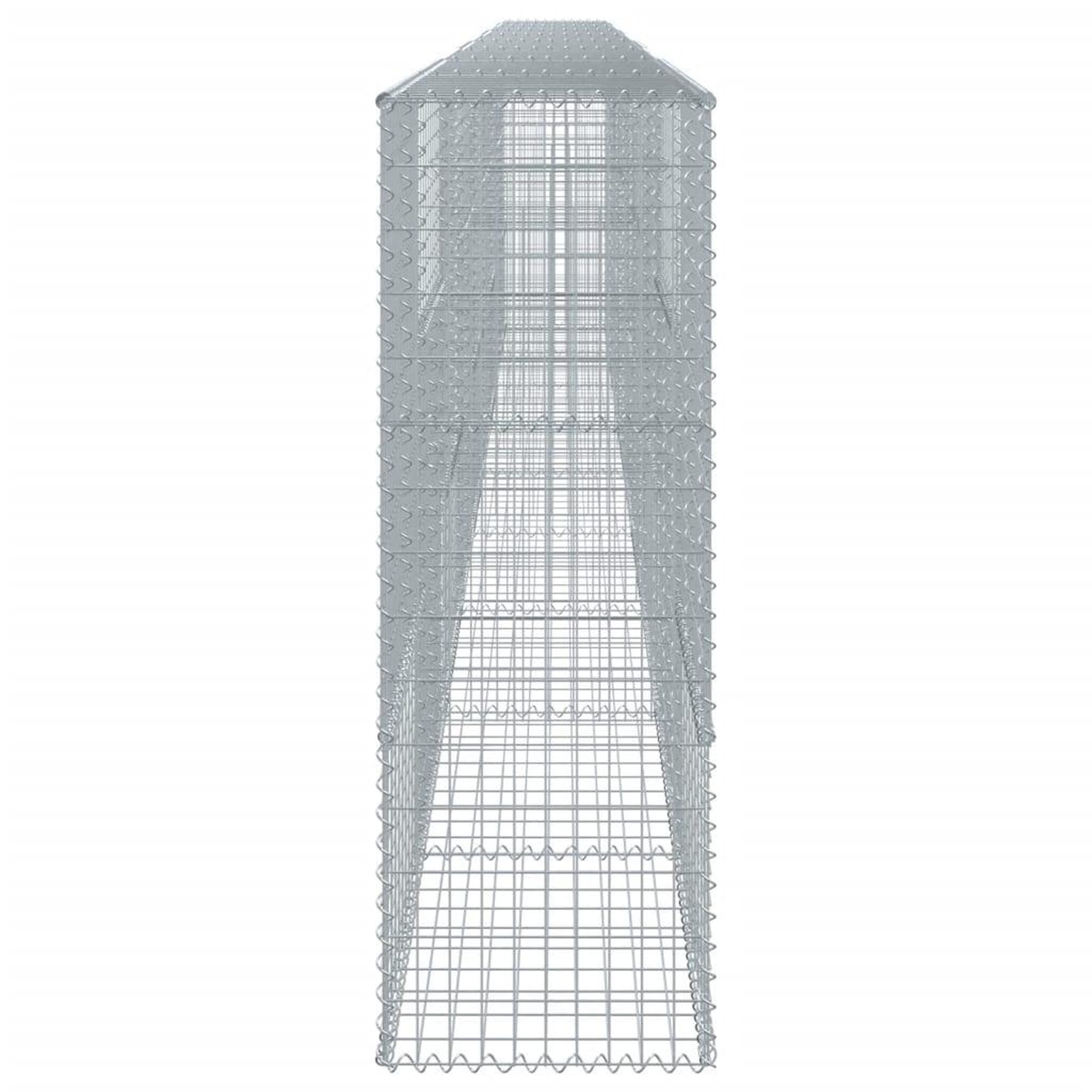 Voir la diapositive 4 : VIDAXL Panier gabion avec couvercle 900x50x150 cm fer galvanise