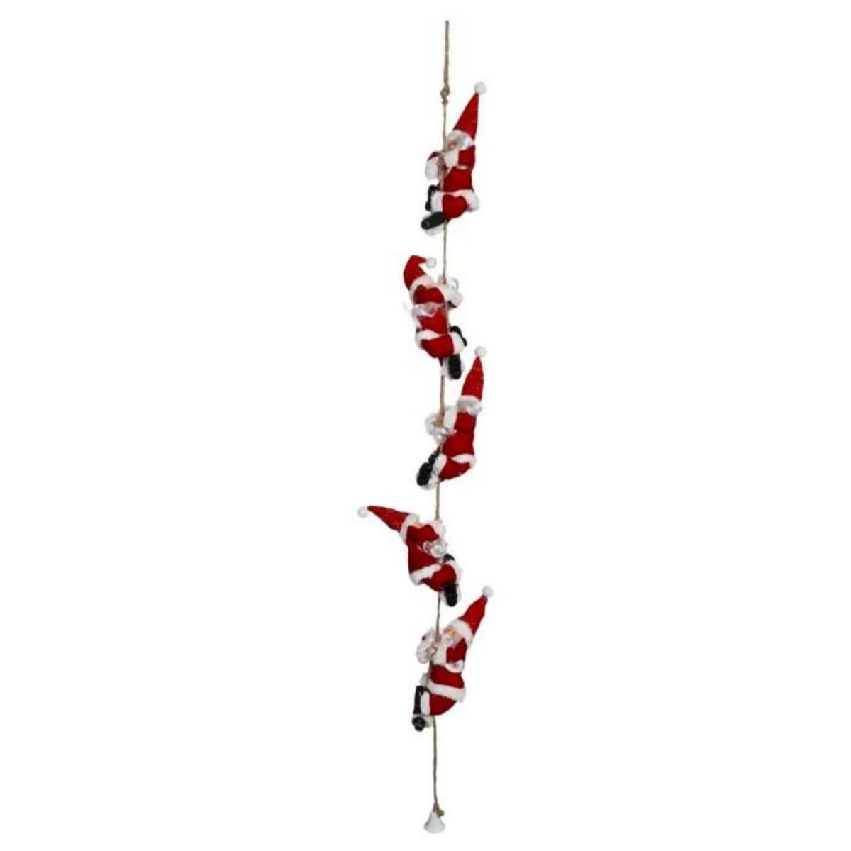 ATMOSPHERA Guirlande de Noël  Santa Grimpeur  110cm Rouge