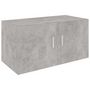Voir la diapositive 2 : VIDAXL Armoire murale Gris beton 80x39x40 cm Bois d'ingenierie