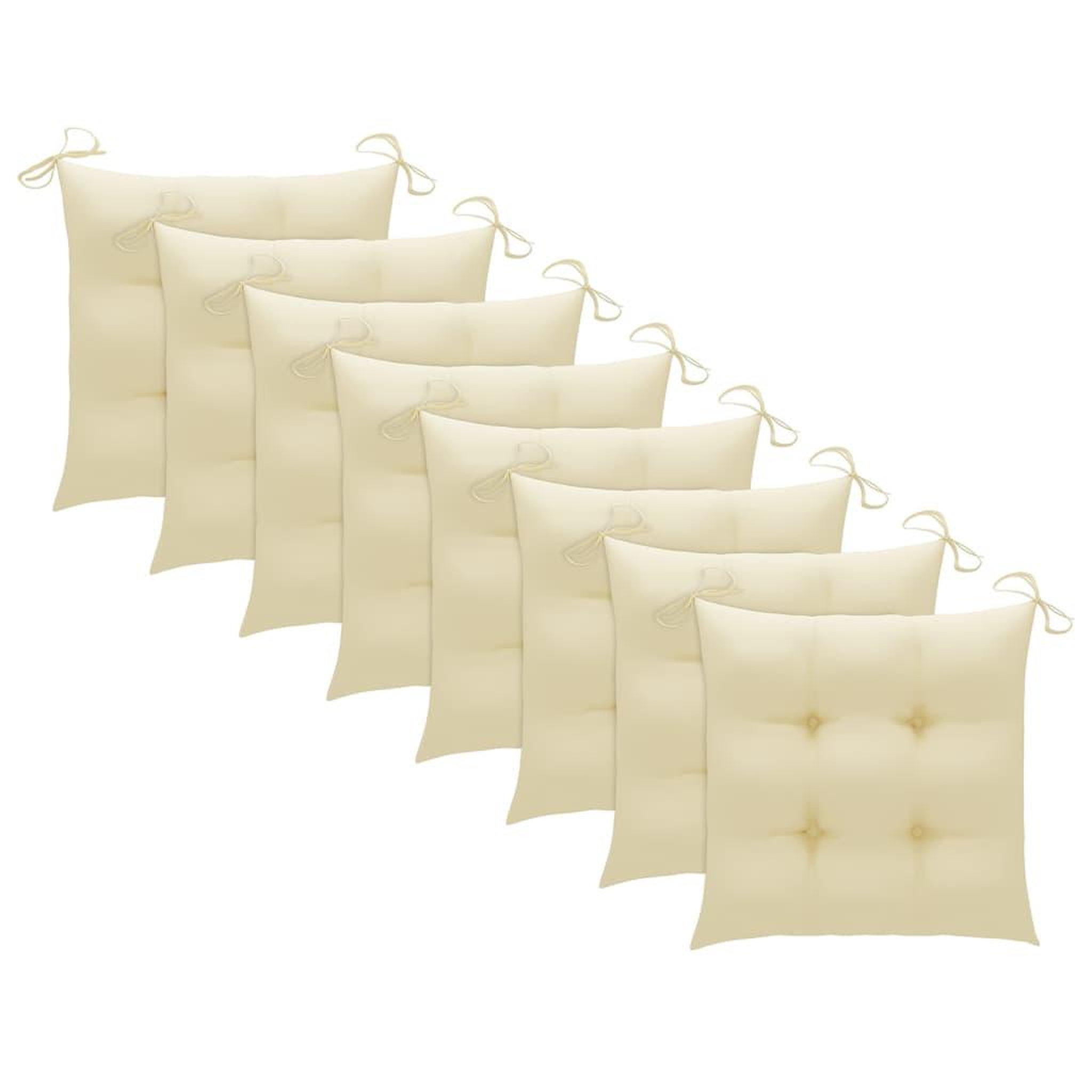 Voir la diapositive 5 : VIDAXL Chaises de jardin et coussins lot de 8 Bois acacia solide Gris