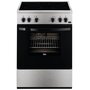 Voir la diapositive 1 : FAURE Cuisinière vitrocéramique a 54l 4 feux inox - FCV65091XA