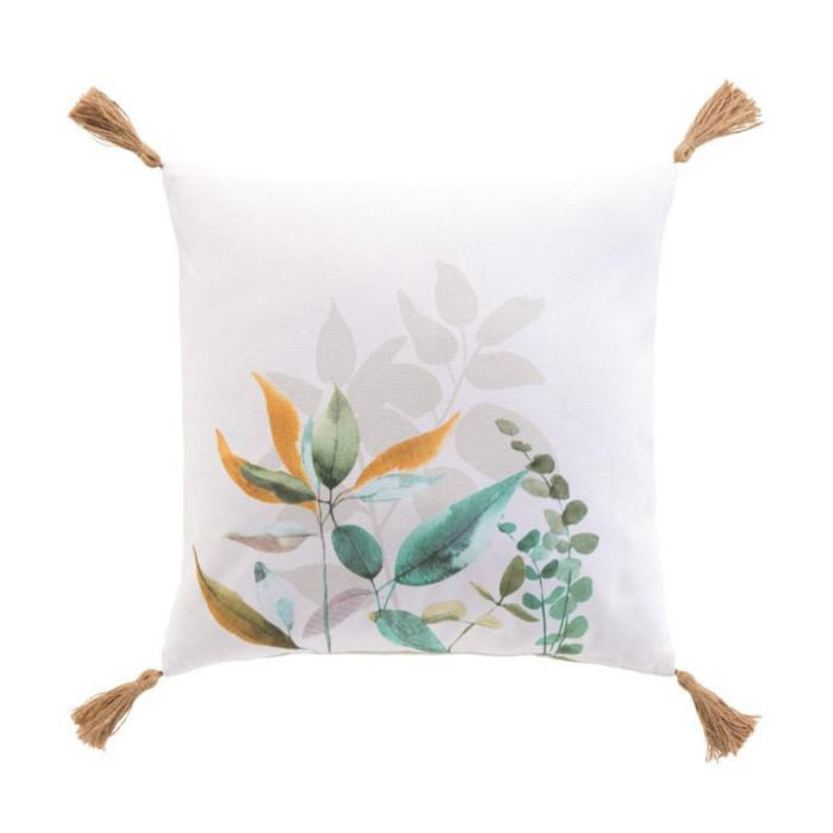 Paris Prix Coussin Déco à Pompons  Dilaris  40x40cm Multicolore