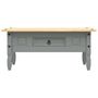 Voir la diapositive 4 : VIDAXL Table basse Pin mexicain Gamme Corona Gris 100x55x44 cm