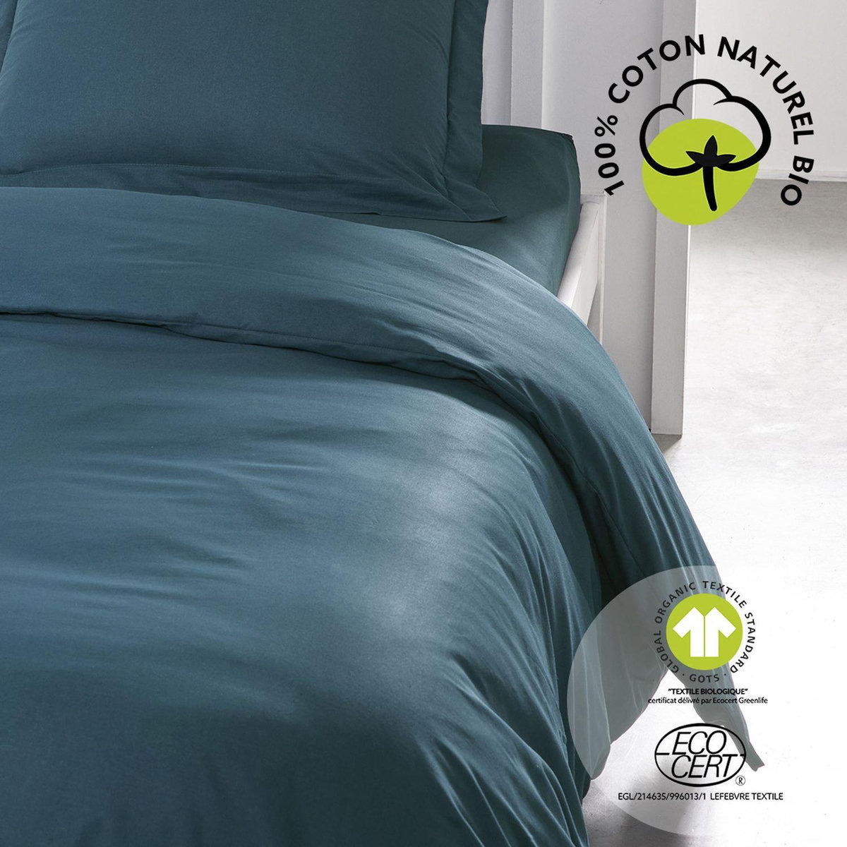 Today Housse de couette 1 place - 100% coton BIO