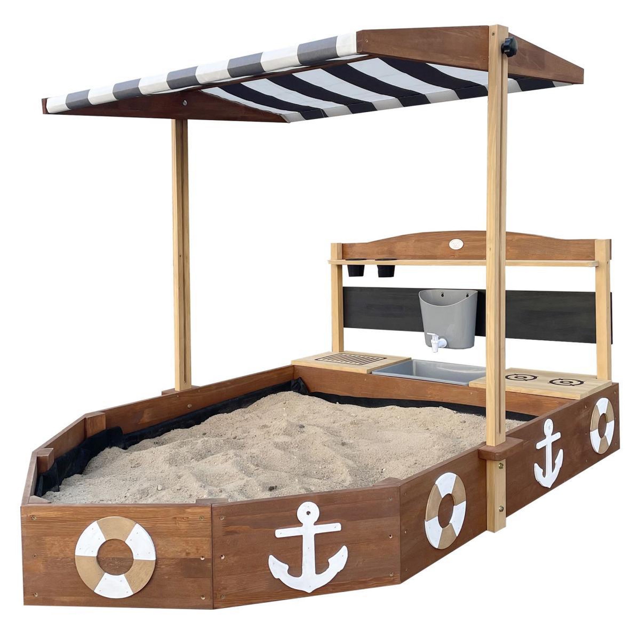 Voir la diapositive 2 : Axi House Bac à sable bateau Dora avec auvent