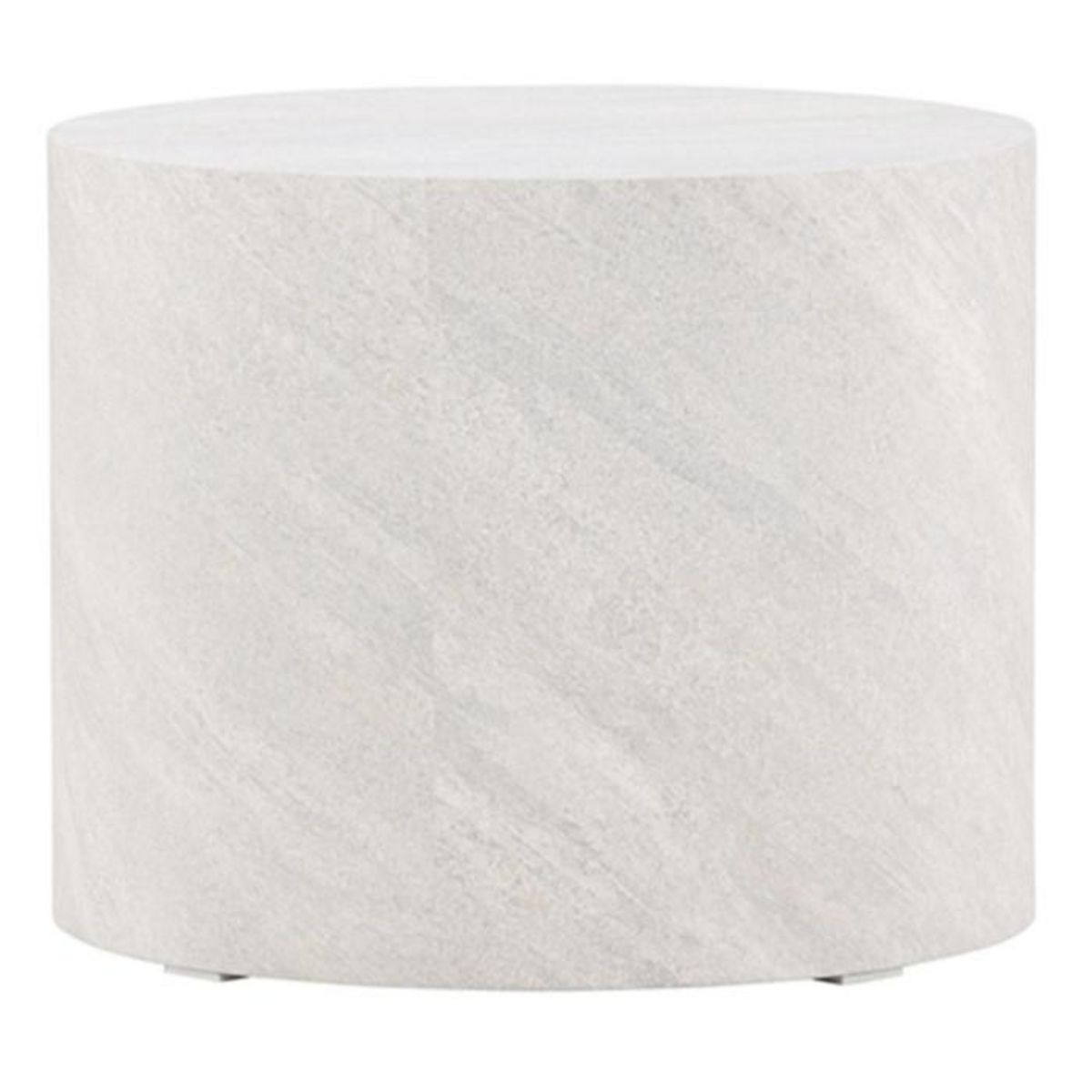 Paris Prix Table d'Appoint Ronde  York  50cm Gris