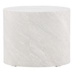 Paris Prix Table d'Appoint Ronde  York  50cm Gris