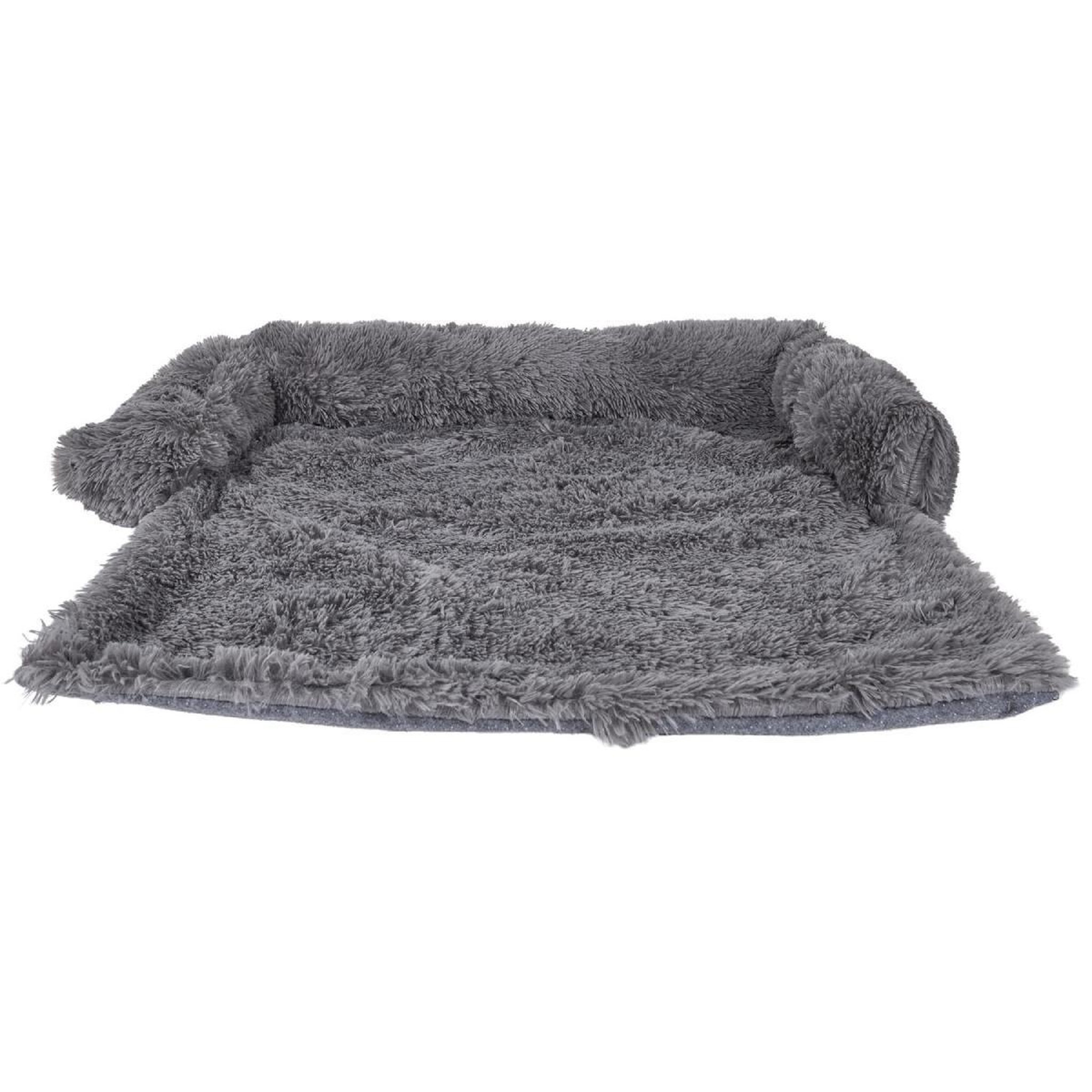 Voir la diapositive 4 : The concept Factory Panier canapé pour animaux  couverture  80cm gris