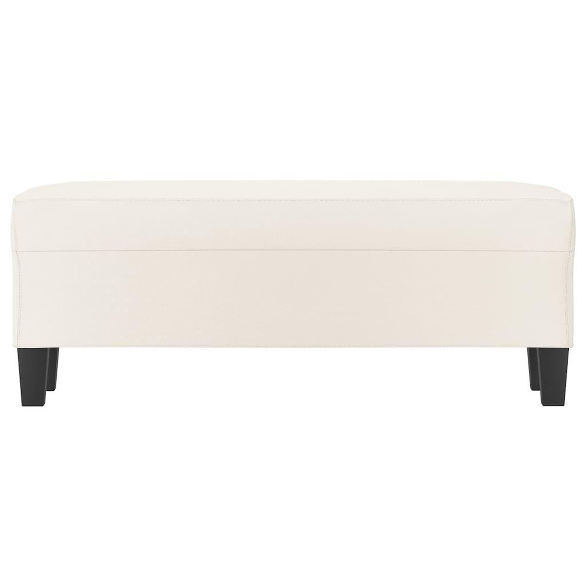 VIDAXL Banc Creme 100x35x41 cm Similicuir