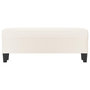 Voir la diapositive 3 : VIDAXL Banc Creme 100x35x41 cm Similicuir