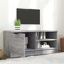 Voir la diapositive 3 : VIDAXL Meuble TV Sonoma gris 80x35x36,5 cm Bois d'ingenierie