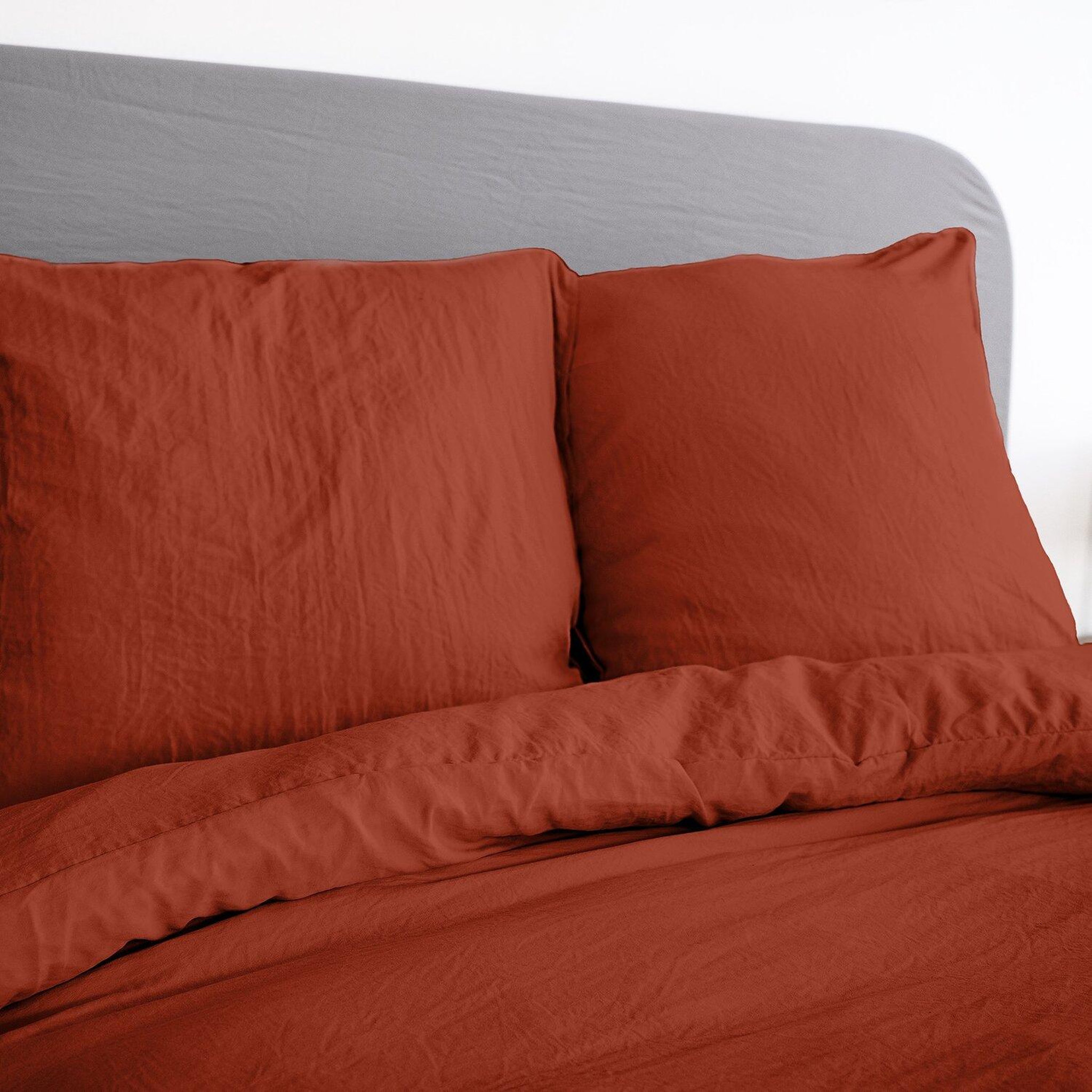 Voir la diapositive 2 : Home collection Parure microfibre lavee