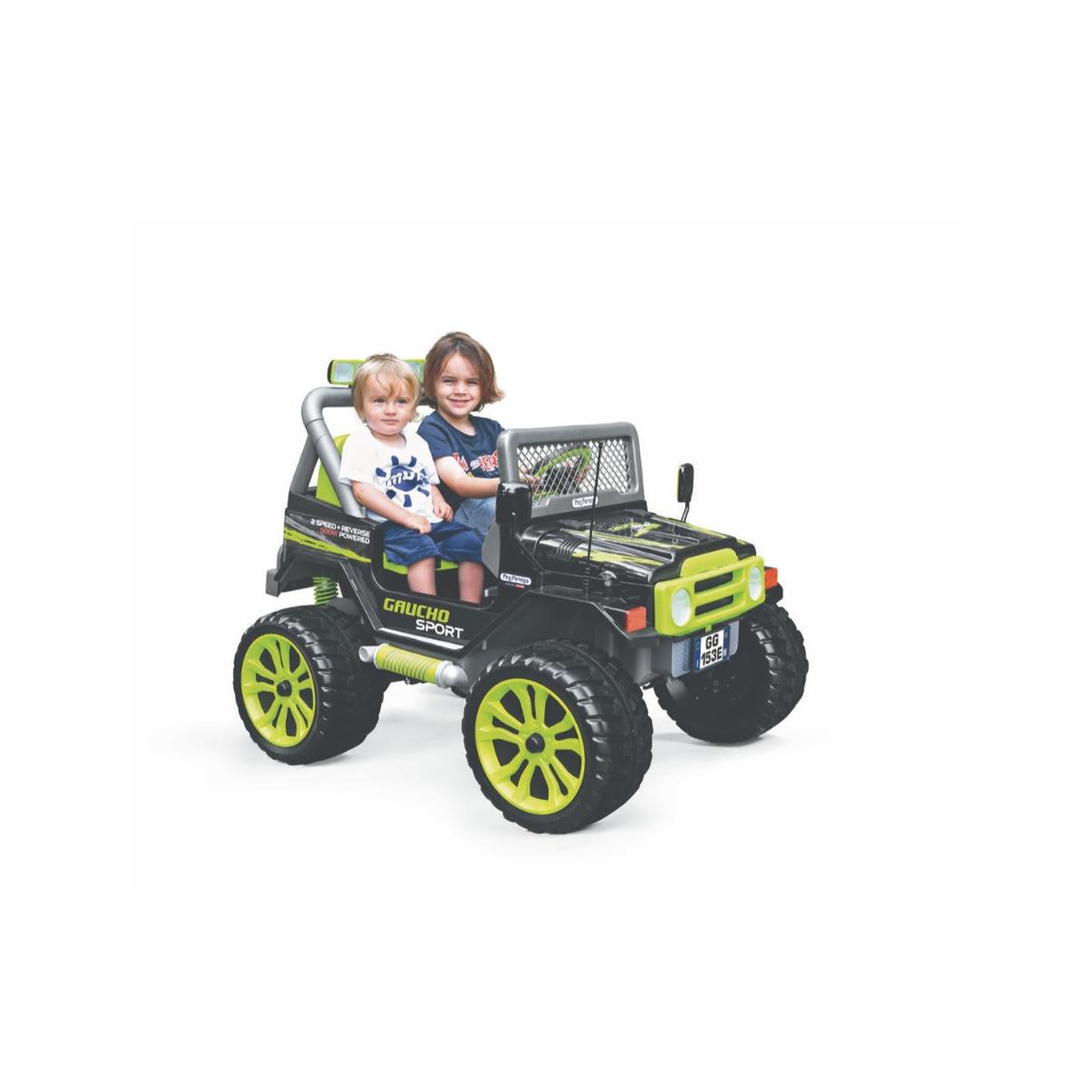 Voir la diapositive 2 : PEG PEREGO Véhicule tout terrain pour enfant Gaucho SPORT 4x4 12V - Aventure garantie