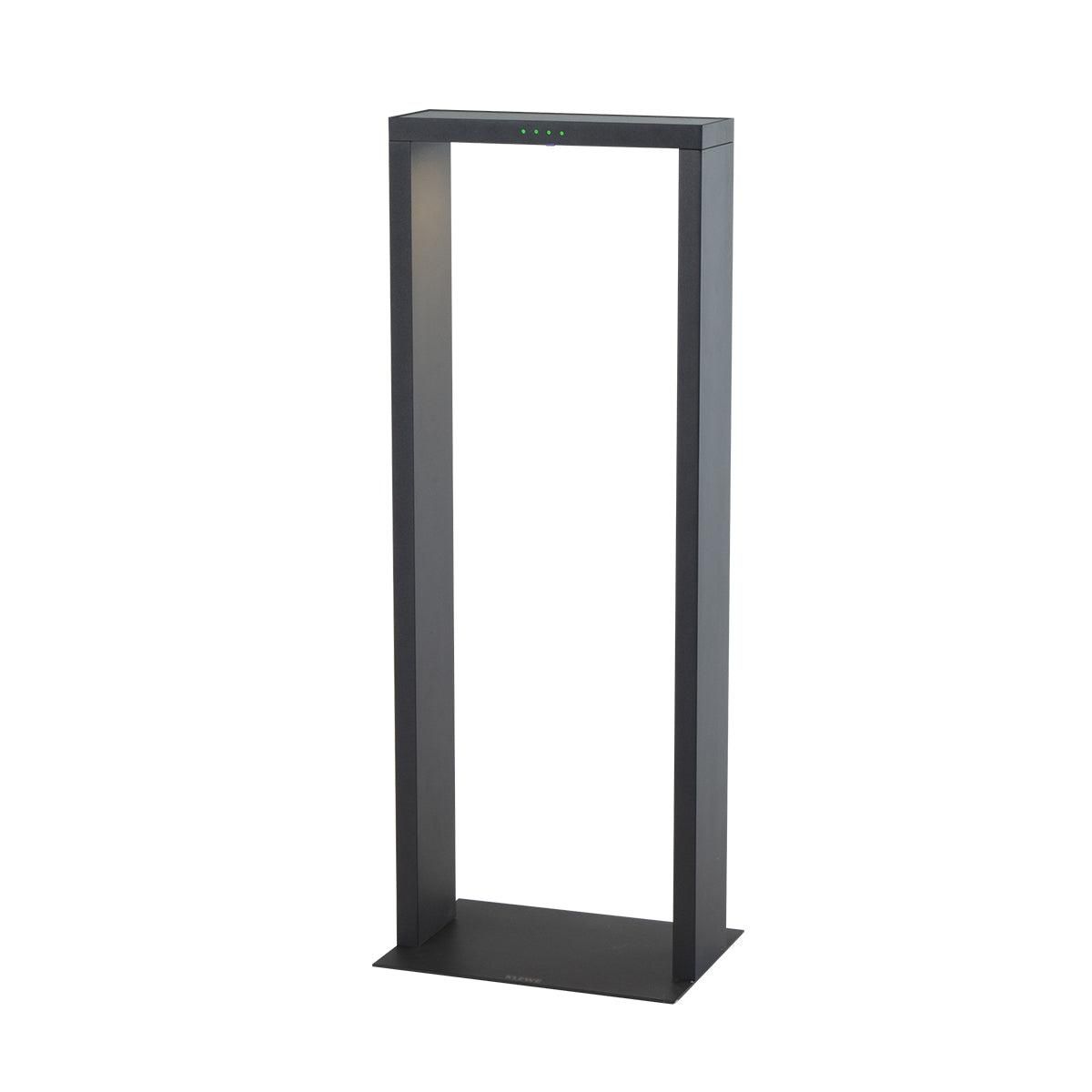 Lumisky Borne solaire AXIS Noir Aluminium H65cm